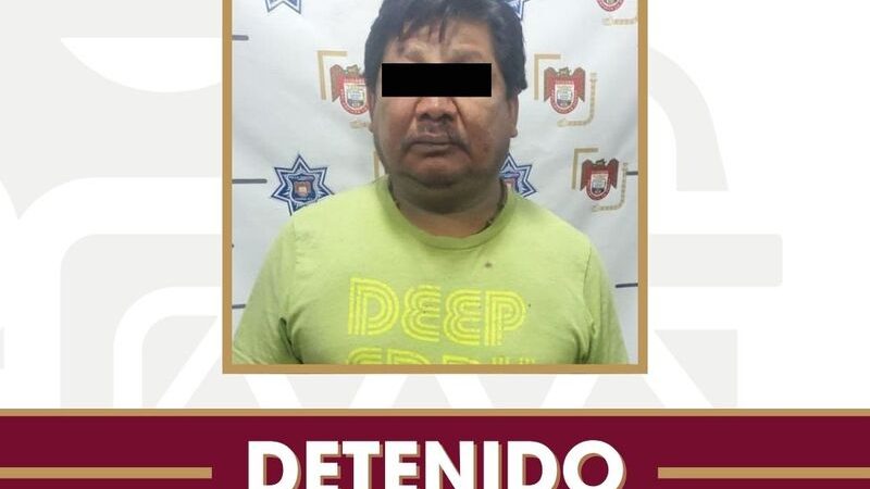 Arresta Policía Municipal a sujeto por supuesto abuso contra una menor