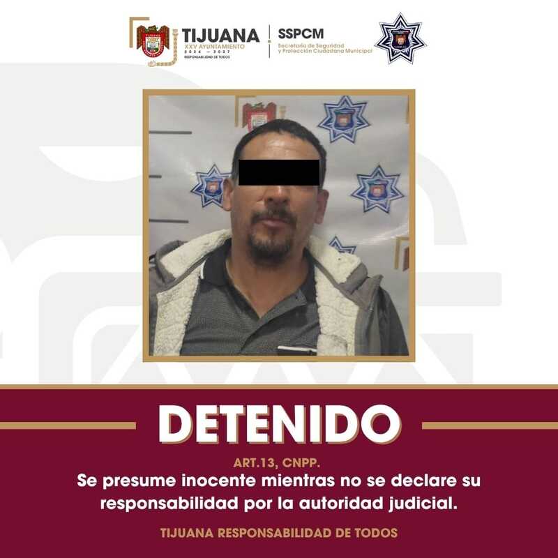 Atiende Policía Municipal de Tijuana caso de abuso sexual y detiene a agresor de una menor