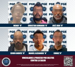 Seis imputados por delitos contra la salud son vinculados a proceso penal