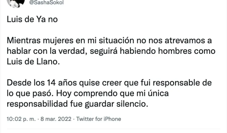 Abuso infantil no prescribe: esto decidió la SCJN por caso Sasha Sokol vs. Luis de Llano