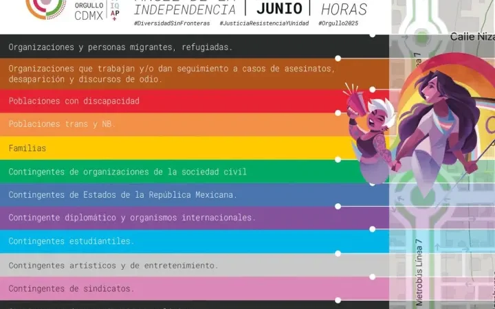 Marcha LGBT 2025 CDMX: ruta, horario, recomendaciones para participar