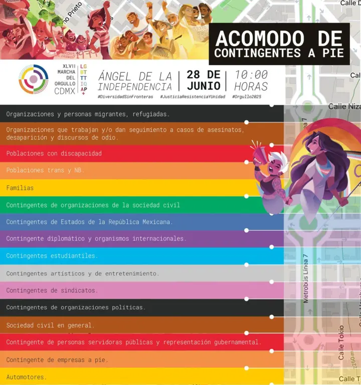 Marcha LGBT 2025 CDMX: ruta, horario, recomendaciones para participar