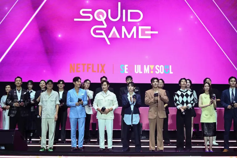 Gran desfile en Seúl por la última temporada de "El juego del calamar"