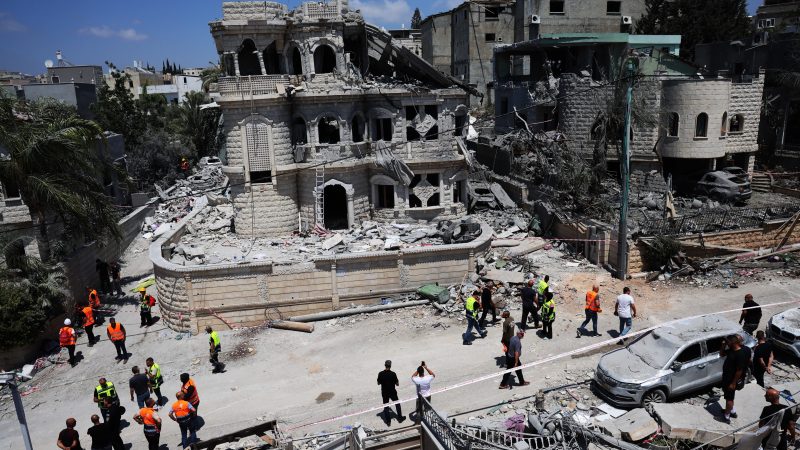 Misiles iraníes sobre Tamra, el pueblo israelí de población árabe