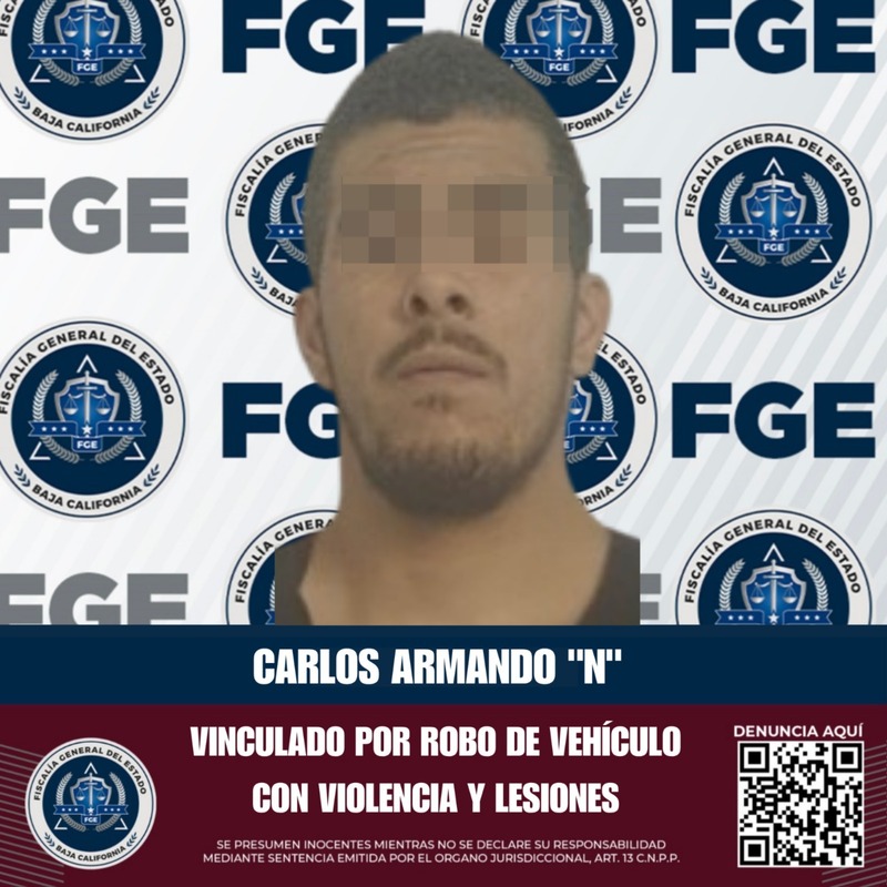 Por robo de vehículo con violencia y lesiones calificadas un hombre quedó vinculado a proceso