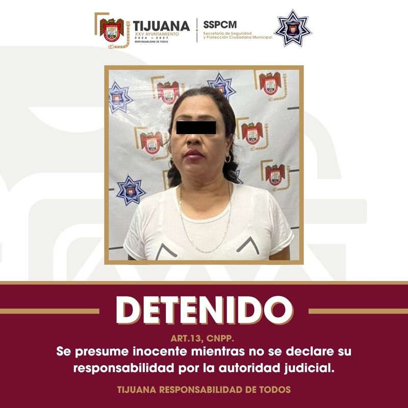 Detiene Policía Municipal a mujer por violencia de pareja