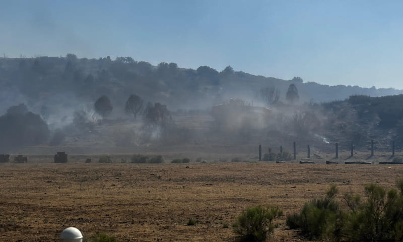 Continua Combate Coordinado a los Incendios Forestales en Tecate