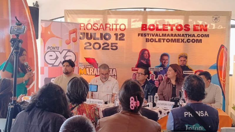 Todo listo para el festival de música cristiana Maranatha, en Playas de Rosarito