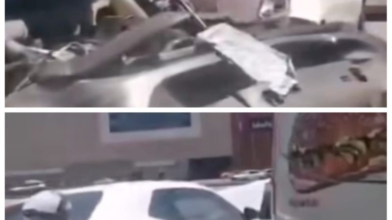 Choque múltiple en Vía Rápida Alamar deja 10 lesionados