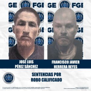 Logra la FGE que imputados reciban sentencias por robo calificado