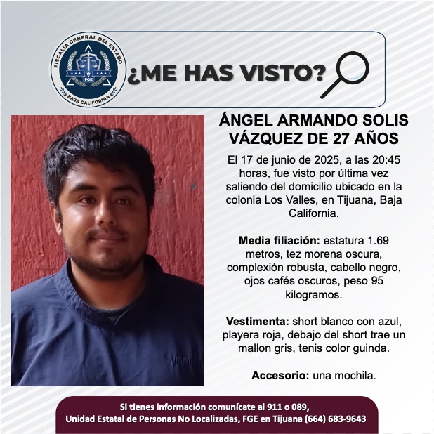 Pesquisa de Ángel Armando Solis Vázquez de 27 años de edad