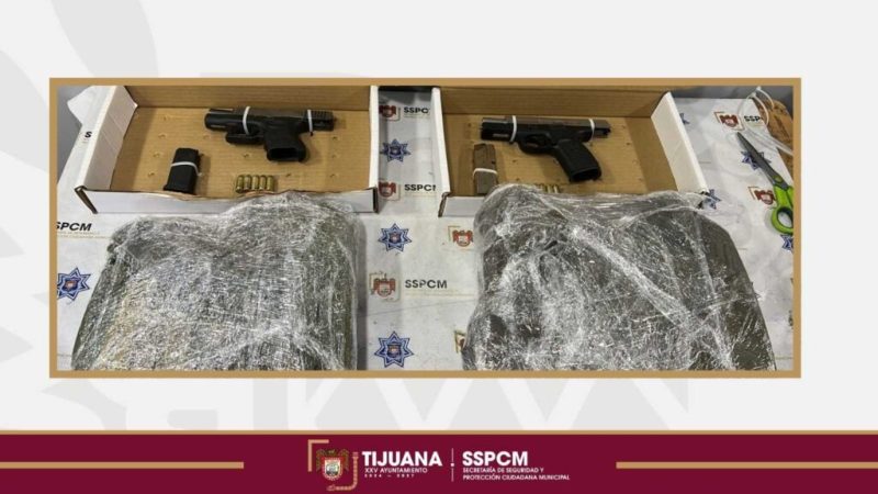 Rescata SSPCM a víctima de privación de la libertad y detiene a dos hombres armados en Valle Bonito