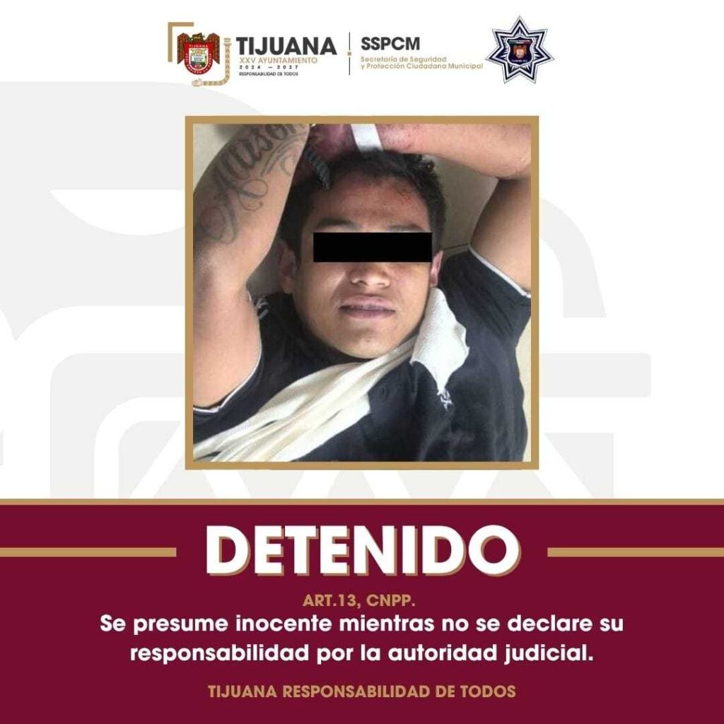 Captura Policía Municipal a conductor con órdenes de aprehensión tras incidente de tránsito