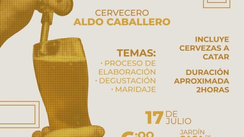 Gobierno de Tecate invita a taller de cata y elaboracíon de cerveza artesanal