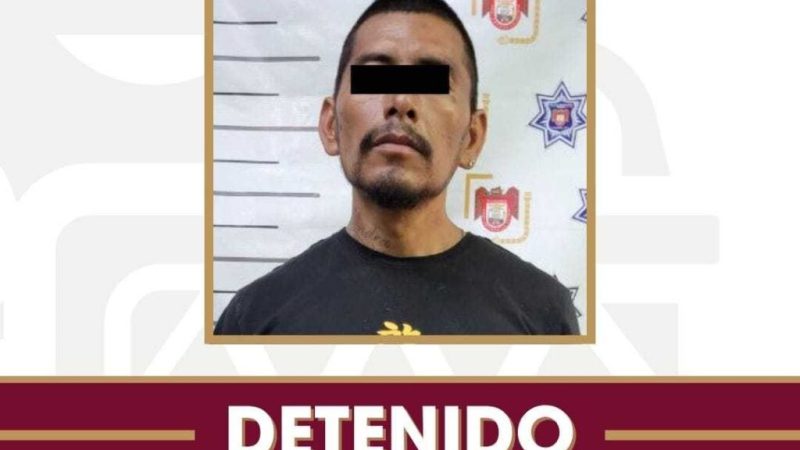 Detienen elementos de la Policía Municipal en la Zona Norte a hombre en posesión de 125 envoltorios de heroína y dos órdenes de aprehensión activas