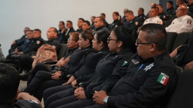 Refuerza Policía Municipal de Tijuana capacitación en Derechos Humanos