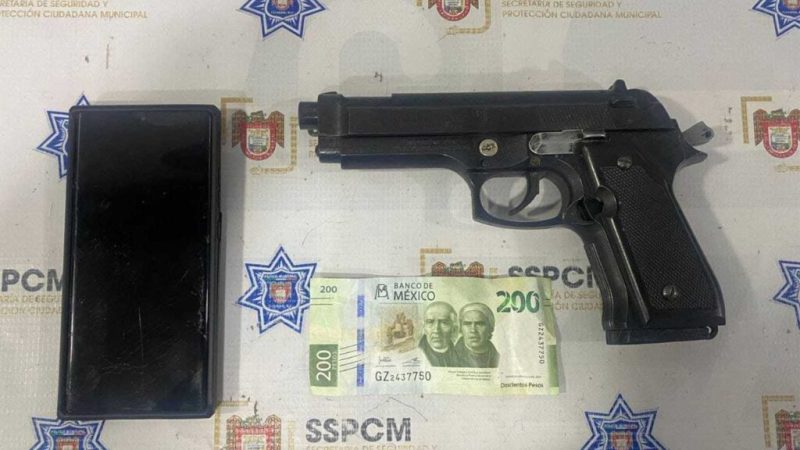 Captura SSPCM a dos personas implicadas en robo con violencia en la colonia Jardín Dorado