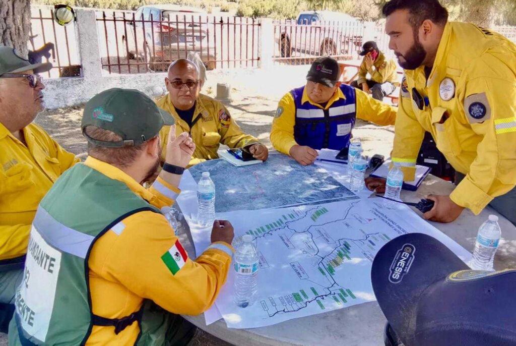 Actualización sobre Incendio Forestal en La Rumorosa