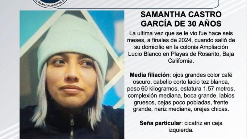 Pesquisa de Samantha Castro García de 30 años de edad