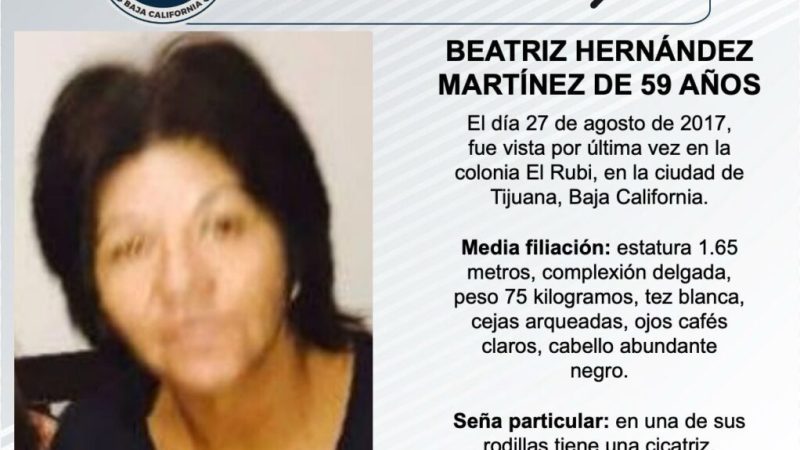 Pesquisa de Beatriz Hernández Martínez de 59 años de edad