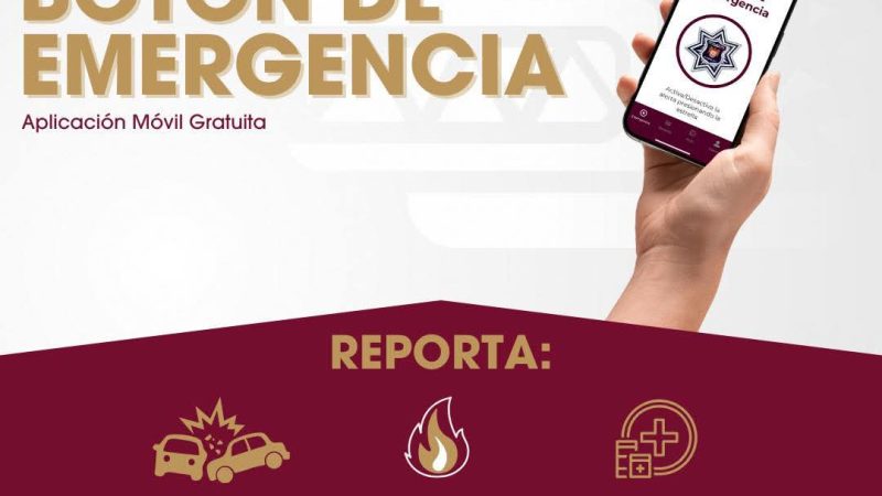 Evita SSPCM extorsión con apoyo de la aplicación «Botón Morado»