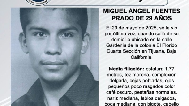 Pesquisa de Miguel Ángel Fuentes Prado de 29 años de edad