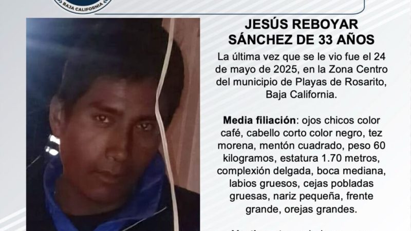 Pesquisa de Jesús Reboyar Sánchez de 33 años de edad