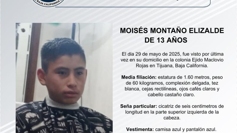 Pesquisa de Moisés Montaño Elizalde de 13 años de edad