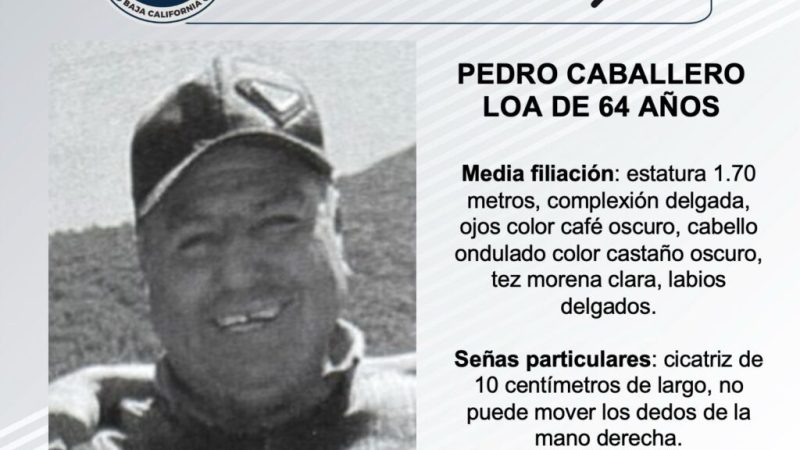 Pesquisa de Pedro Caballero Loa de 64 años de edad
