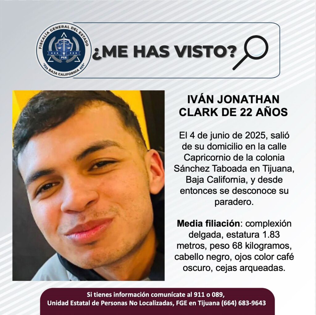 Pesquisa de Iván Jonathan Clark de 22 años de años