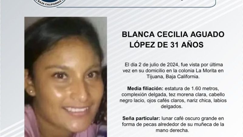 Pesquisa de Blanca Cecilia Aguado López de 31 años de edad