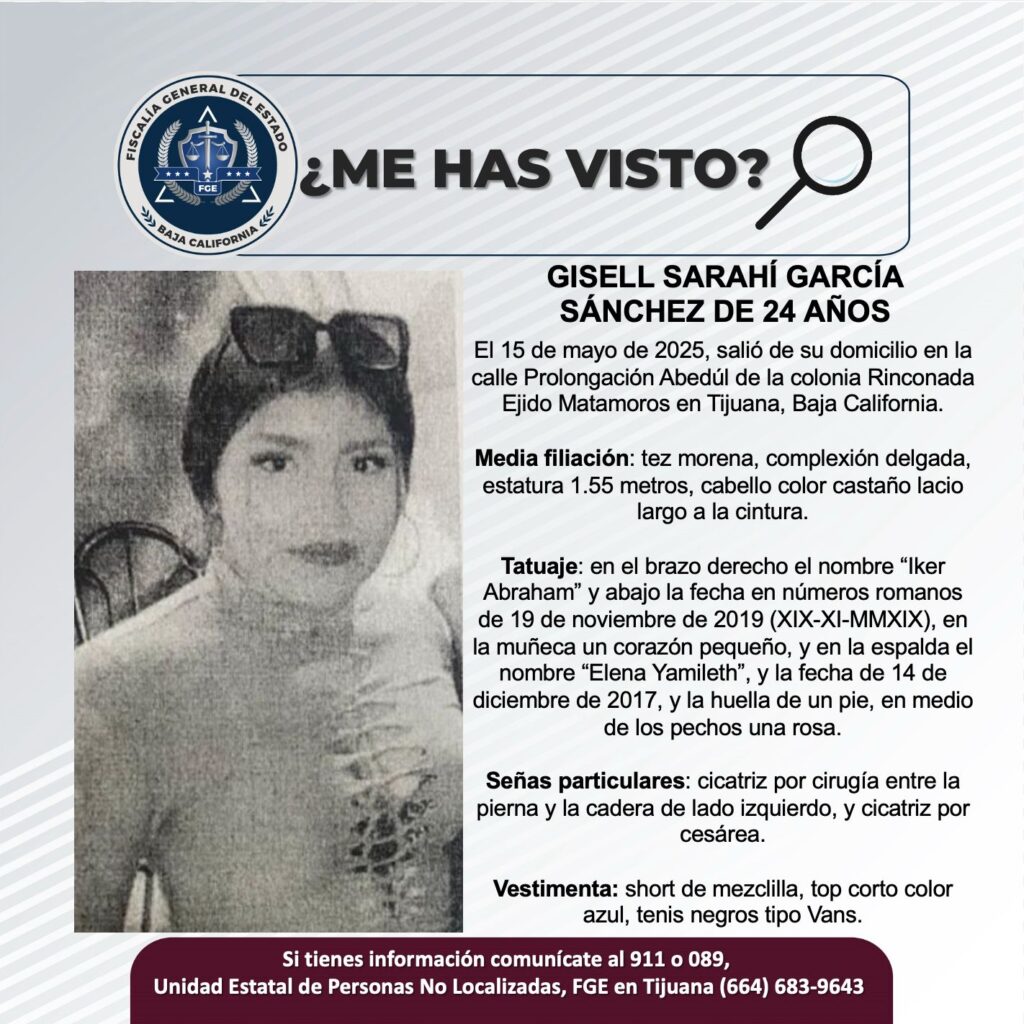 Pesquisa de Gisell Sarahí García Sánchez de 24 años de edad