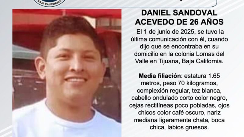 Pesquisa de Daniel Sandoval Acevedo de 26 años de edad