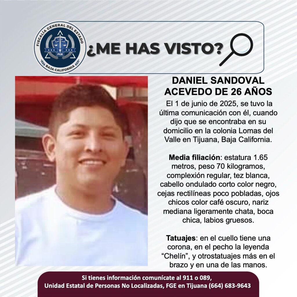 Pesquisa de Daniel Sandoval Acevedo de 26 años de edad