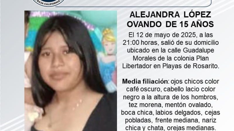 Pesquisa de Alejandra López Ovando de 15 años de edad