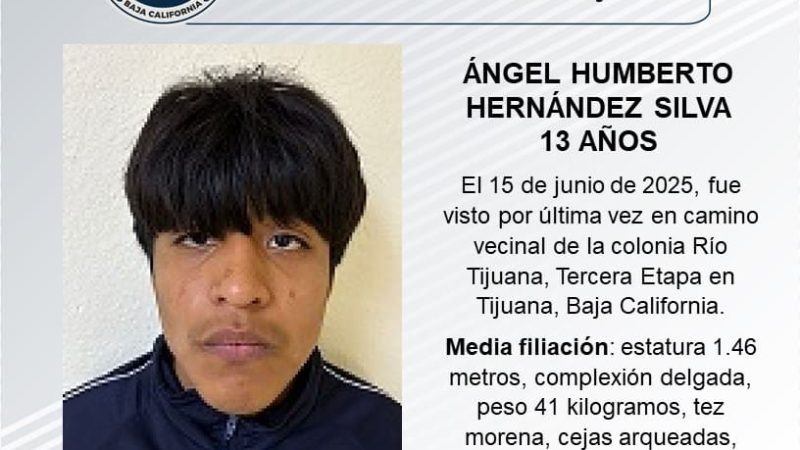 Pesquisa Ángel Humberto Hernández Silva de 13 años de edad