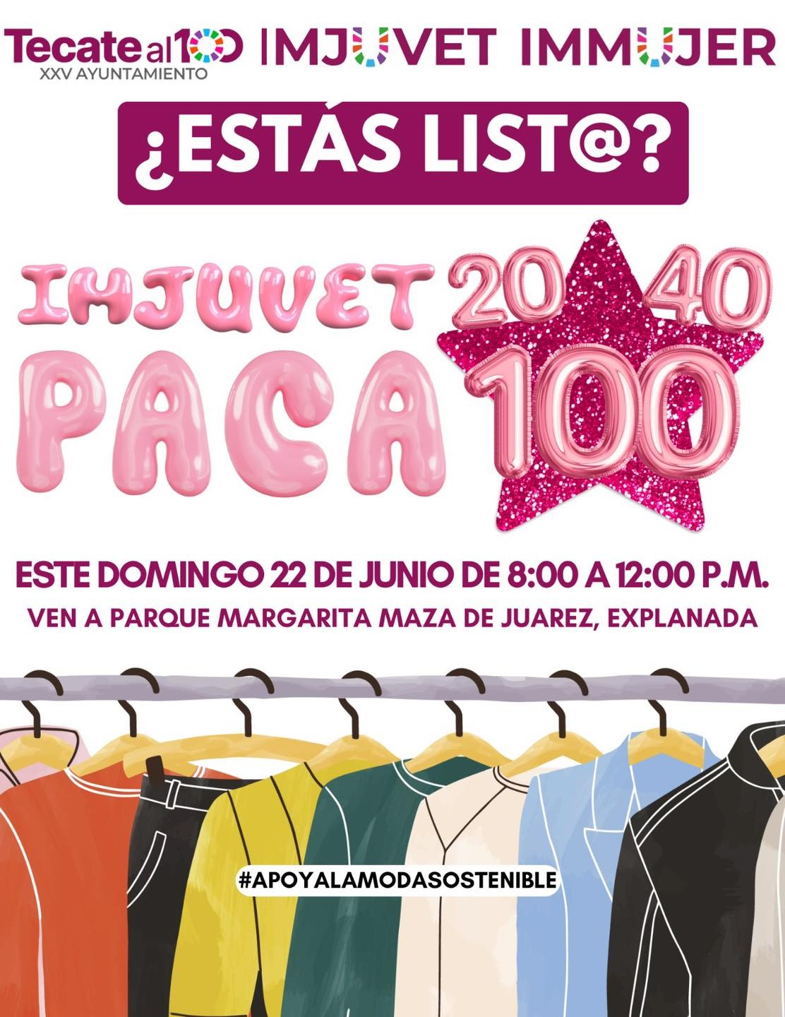 Invita IMJUVET a la «Paca 20, 40 y 100» este domingo