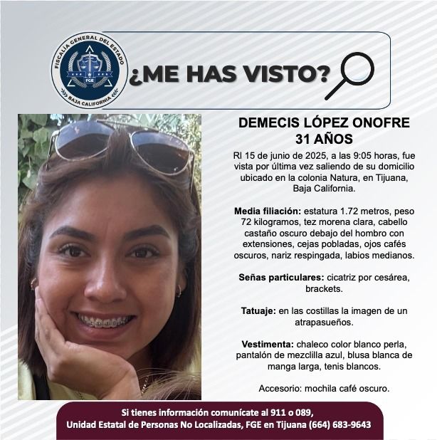 Pesquisa de Demecis López Onofre de 31 años de edad