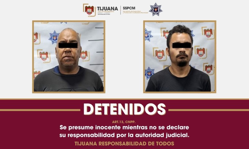Recupera Policía Municipal vehículo con reporte de robo con violencia y detiene a dos presuntos responsables