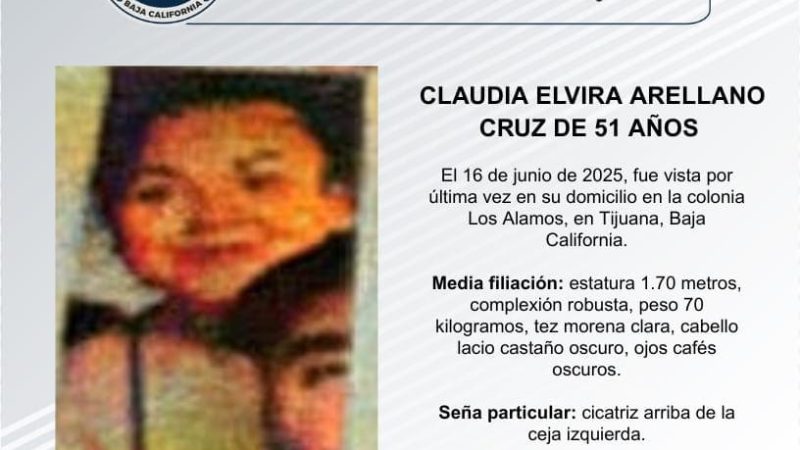 Pesquisa de Claudia Elvira Arellano Cruz de 51 años de edad