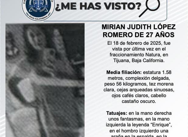 Pesquisa de Mirian Judith López Romero de 27 años de edad
