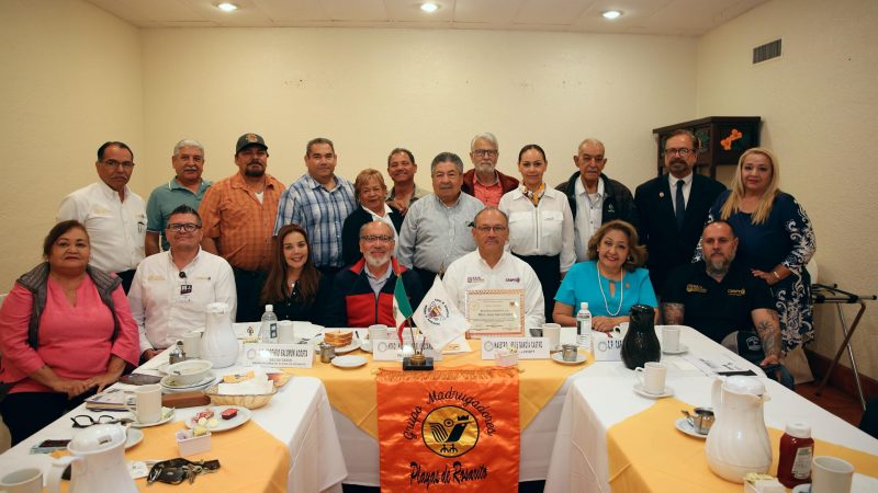 Presenta CESPT proyectos clave de infraestructura sanitaria ante el Grupo Madrugadores de Playas de Rosarito A.C