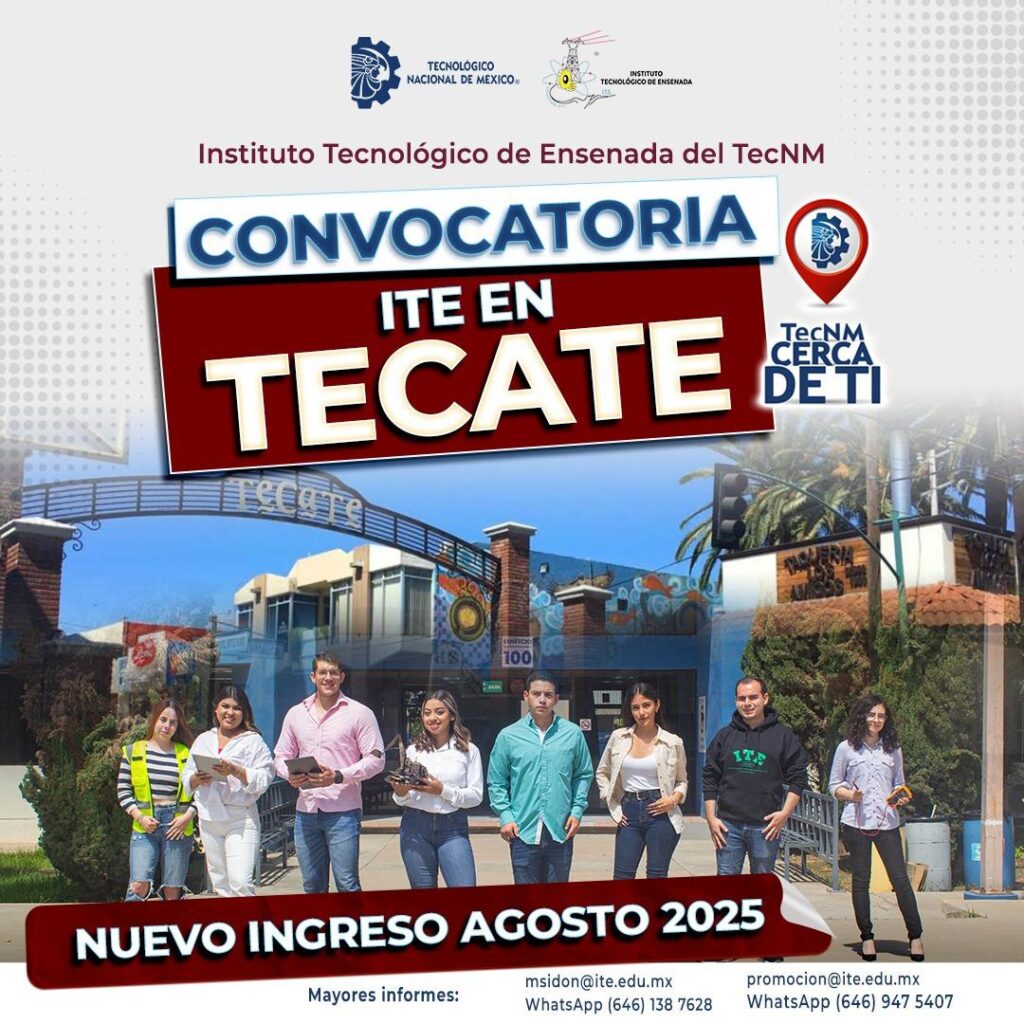 Anuncia Román Cota la llegada del Instituto Tecnológico de Ensenada a Tecate