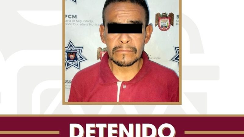Arresta Policía Municipal a sujeto en posesión de un arma de fuego