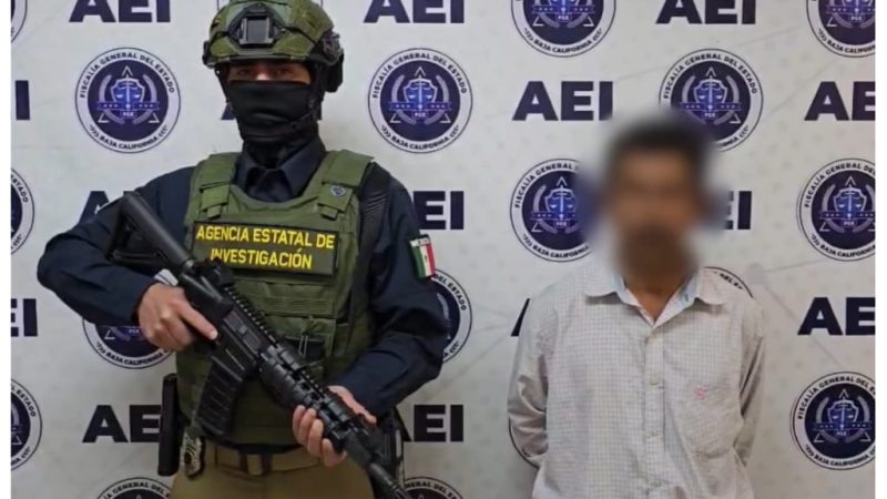 Cumplimenta Agencia Estatal de Investigación orden de aprehensión por colaboración con Baja California Sur