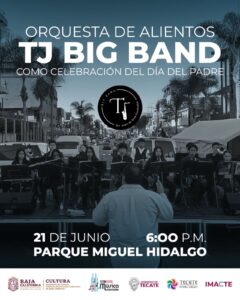 Invita Gobierno de Tecate a celebrar a papá con orquesta de alientos