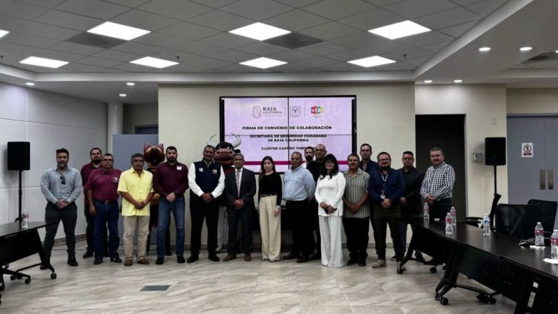 Firman SSCBC y Clúster Gastro Turístico acuerdo de colaboración para prevenir actos delictivos