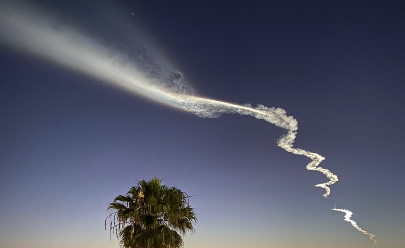 Falcon 9 ilumina el cielo de Tijuana y San Diego: no fue un OVNI, fue SpaceX