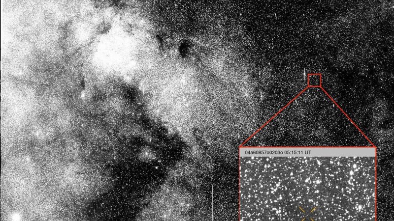 No es una nave extraterrestre, es el cometa 3l/ATLAS, dice la NASA