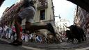 Activistas propalestinos abren los sanfermines